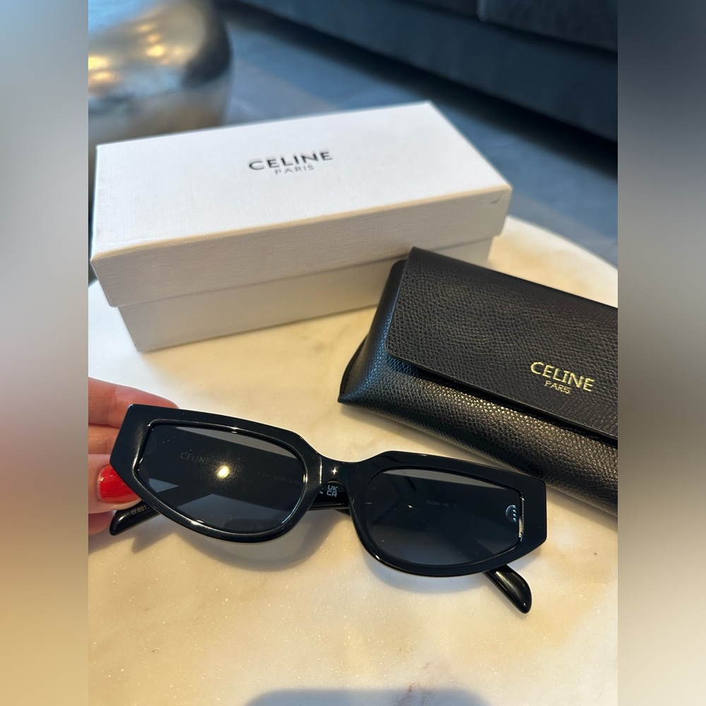 SOLD!🎉🎉🎉Celine Eyewear Triomphe Cat-Eye Sunglasses Unisex - Picture 4 of 16